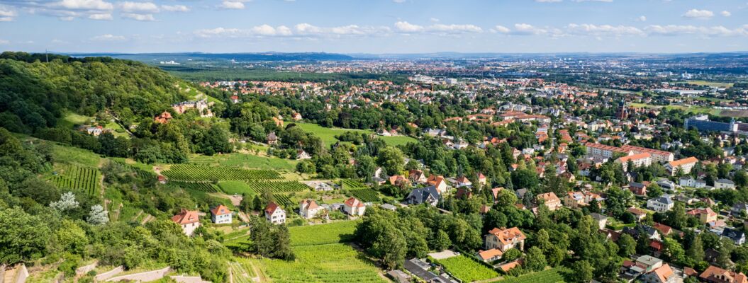 Elbtal mit Radebeul