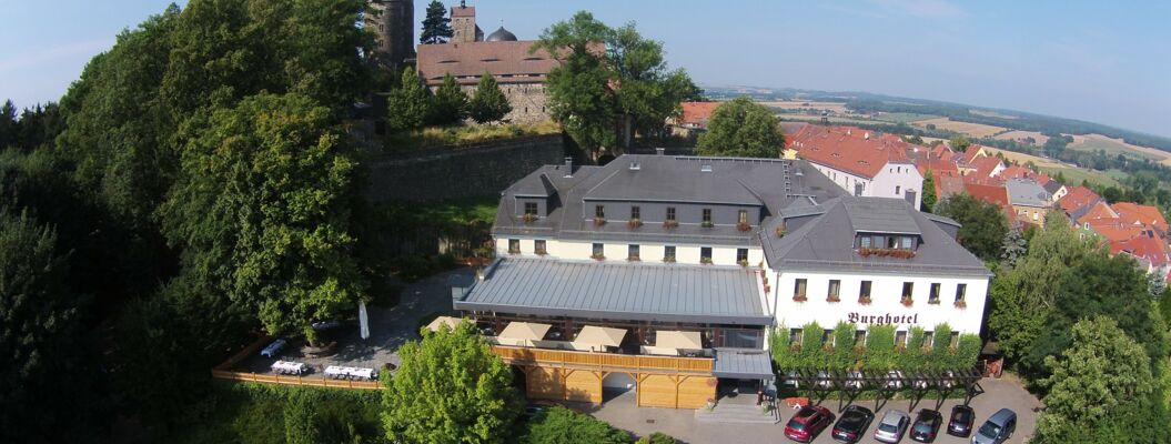 Vogelperspektive Burghotel