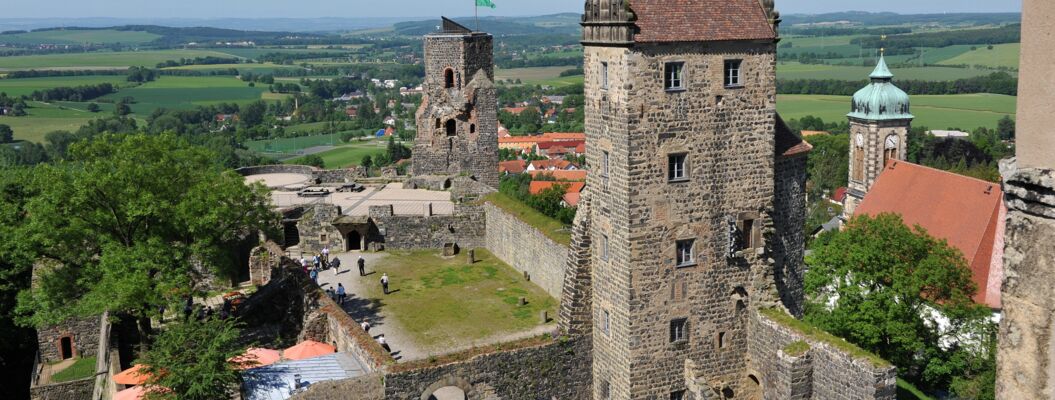 Burg Stolpen von oben