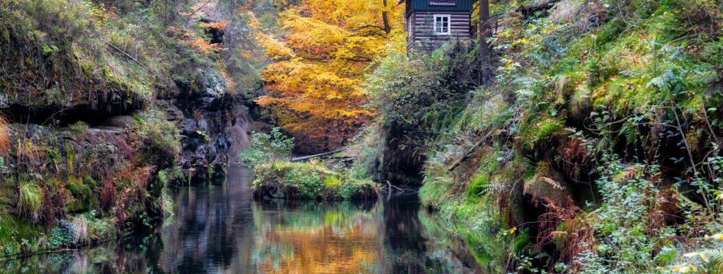 Böhmische Schweiz Klamm