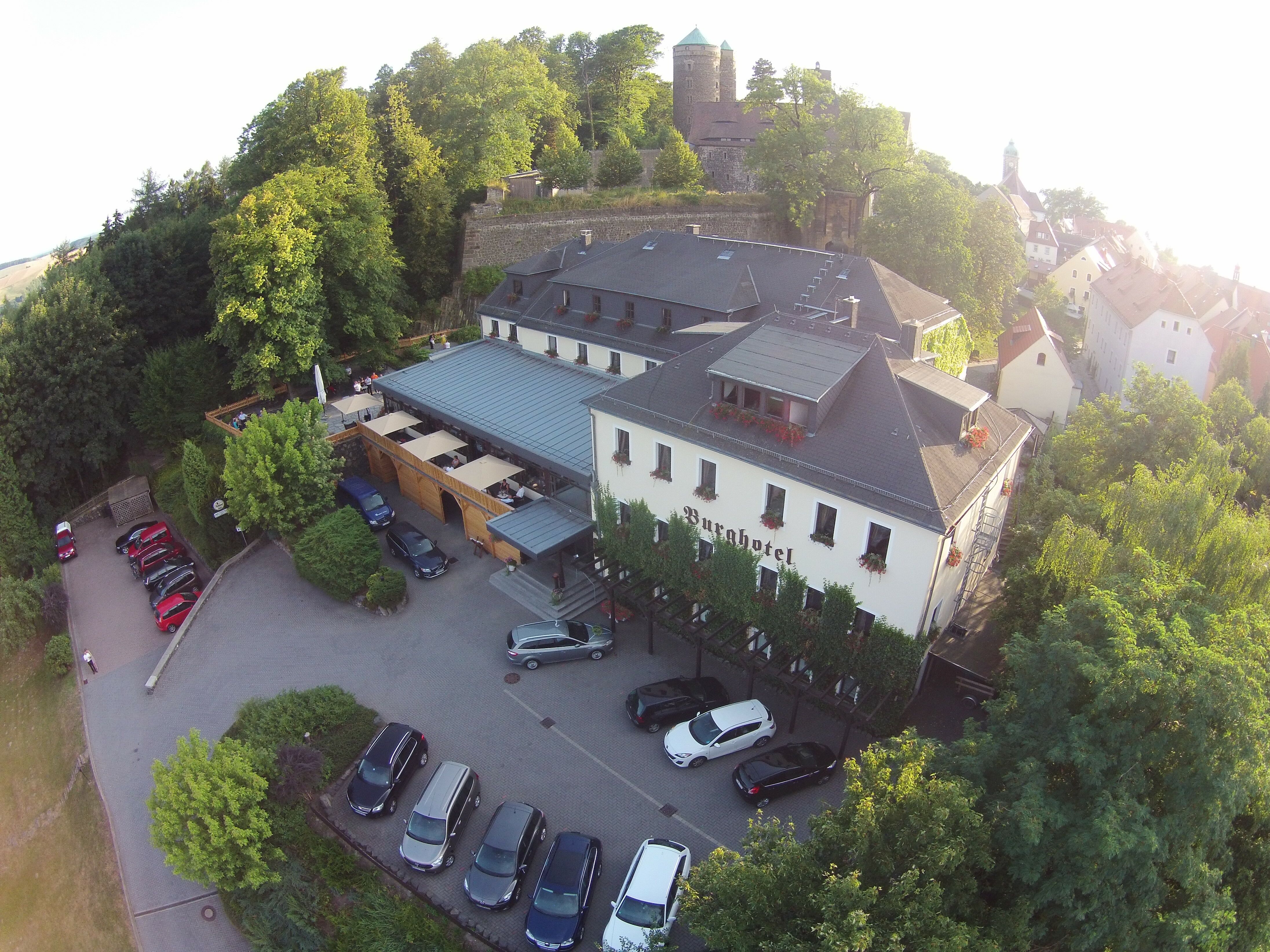 Burghotel Stolpen Luftaufnahme