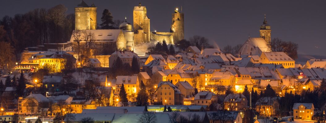 Stolpen im Winter